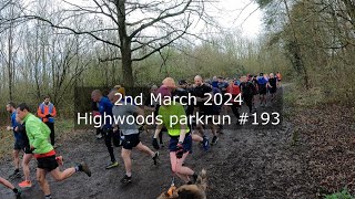 Highwoods parkrun 193  March 2nd 2024 fast [upl. by Asimaj]