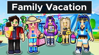 Our FAMILY VACATION in Roblox Livetopia [upl. by Analak]