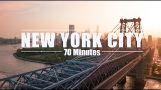 70 Minutes New York City Drone [upl. by Enitnatsnoc]