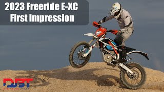 2023 KTM Freeride EXC First Impression [upl. by Boar]