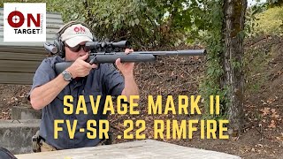 Savage Mark II FVSR 22 Rimfire [upl. by Mccurdy256]