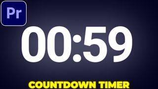 Countdown Timer Tutorial in Premiere Pro [upl. by Mcclain685]