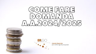 ERGO  Domanda online matricole Anno Accademico 20242025 [upl. by Searle783]