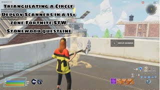 Triangulating a Circle Deploy Scanners in a 15 zone Fortnite STW Stonewood questline [upl. by Thomasine]