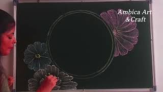 Teachers Day Blackboard Decoration  School Blackboard Decoration  Teachers Day Decorations [upl. by Savinirs793]