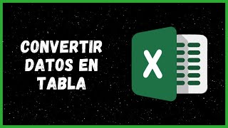 Cómo Transformar Datos en una Tabla en Excel  Guía 2024 [upl. by Voccola]