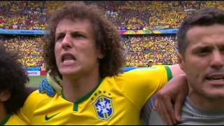 Brazil National Anthem World Cup 2014 vs Mexico Full HD [upl. by Fuhrman944]