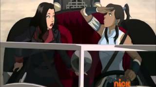 Korra and Asami in Satomobile Lesson [upl. by Reivax]