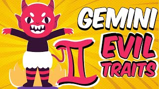 EVIL Traits of GEMINI Zodiac Sign [upl. by Gnap]