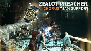 ZEALOT PREACHER TEAM SUPPORT  Auric Maelstrom Gameplay  Darktide [upl. by Gurl]