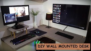 Floating L Desk DIY [upl. by Sethi]