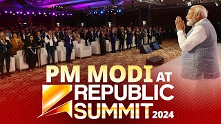 LIVE PM Narendra Modi attends the Republic Summit 2024 [upl. by Alakim56]