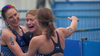 2016 World Triathlon Edmonton  Elite Womens Highlights [upl. by Nathanial]