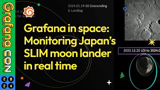 Grafana in Space Monitoring Japans SLIM Moon Lander in Real Time  GrafanaCON 2024  Grafana [upl. by Longfellow]