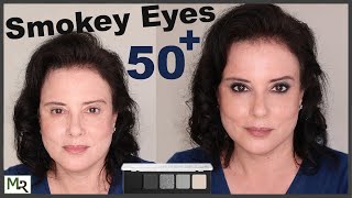 Easy Smokey Eye Makeup for Hooded Wrinkled Eyelids  Over 50 Mature Skin [upl. by Llered88]