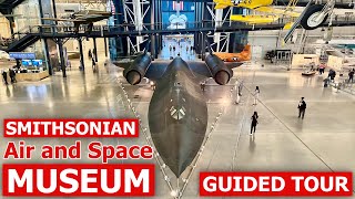 Guided tour of the Smithsonian Air and Space Museum  Steven F UdvarHazy Center at Dulles Airport [upl. by Ahsele]