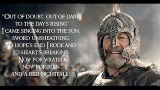 Hail The Victorious Dead  RIP Bernard Hill Theoden King [upl. by Atinauj400]