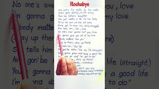 Rockabye Song Lyrics love music song lyrics rockabye seanpaul cleanbandit trending shorts [upl. by Edalb]