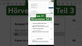 telc C1  Hörverstehen Teil 32 [upl. by Ayoras463]