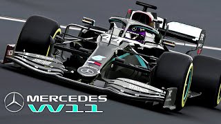 Flat Out at Pouhon   Assetto Corsa Mercedes W11 Mod [upl. by Cenac943]