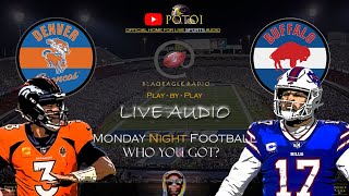 BRONCOS  BILLS MONDAY NIGHT FOOTBALL  LIVE AUDIONFL [upl. by Ahsennod]