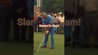 Classic Sam Snead A little inside lift and over the top with the Snead squat golf shorts [upl. by Nuawaj]