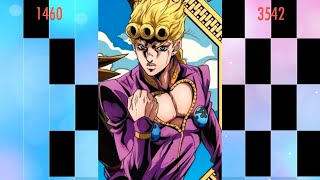 Giornos Theme il vento doro in Piano Tiles 2 Jojos Bizarre Adventure Golden Wind [upl. by Llemej]