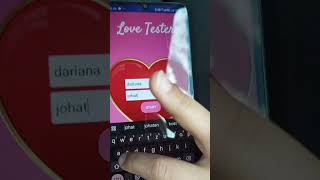 part 2 love tester [upl. by Rockefeller]