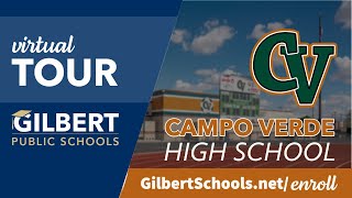 Campo Verde High School Virtual Tour  Gilbert Public Schools District  Gilbert Arizona [upl. by Assilak]