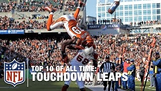 Top 10 Touchdown Leaps of All Time  NFL [upl. by Blaseio455]