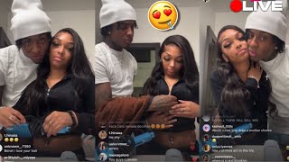 Benet Nicole amp TJ Watkins being Couple goals on LIVE 😍🙈👀 [upl. by Southard]