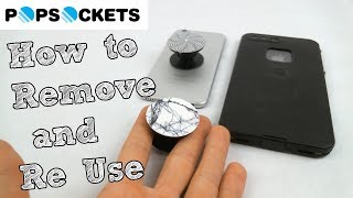 How to Remove and ReUse a PopSocket [upl. by Abbot]