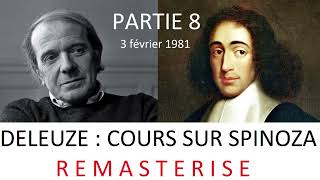 Gilles Deleuze  cours sur Spinoza n°814 remasterisé en 2023 [upl. by Loralie418]