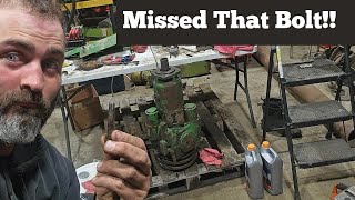 Did The Combine Hydrostatic Drive Fail John Deere 8820 Combine Repair [upl. by Dulcinea]