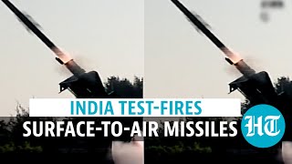 Watch India’s Quick Reaction SurfacetoAir missiles tested 30 km range [upl. by Macleod]