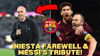 🚨WOW SEE WHAT MESSI SAID ABOUT INIESTA amp WHAT INIESTA SAID ABOUT BARCA [upl. by Tran]