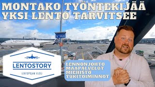 Lentostory Montako työntekijää yksi lento tarvitsee [upl. by Illa]