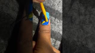 💦🧢Easy nail art with tools 🌈💅🏻 viralnailart nailtools [upl. by Nawat]