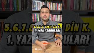 Ortaokul 5678 Sınıf Din Kültürü 2 Dönem 1 Yazılı Soruları yazılısınavsoruları [upl. by Lalita]