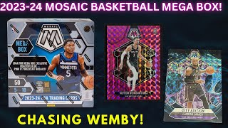 202324 Panini Mosaic Basketball Mega Box Review Pulled A Genesis amp Wemby In The Same Box 🤯 [upl. by Asiak]