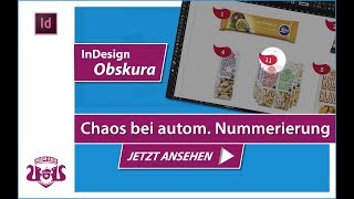 Chaos bei automatischer Nummerierung  InDesign OBSKURITÄT [upl. by Marmawke]