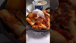 Baked pasta is the baked oats of the savoury world shorts food easterfood delicious easyrecipe [upl. by Eigroeg]