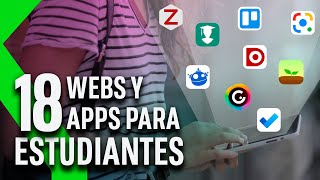 LAS MEJORES 18 APPS para ESTUDIANTES 📚📲 Organización productividad y mucho más [upl. by Ariak829]