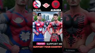 Nepali bodybuilder vs Albania bodybuilder nepal malaysia bodybuilding Netherlands albania [upl. by Llezom240]