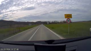 CROATIA  LIPIK  NOVSKA 24 croatia travel roadtrip traffic road [upl. by Edson592]