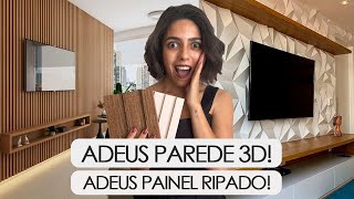 IDEIAS PARA SUBSTITUIR PAREDE 3D E O PAINEL RIPADO DA SUA CASA [upl. by Sirdna]