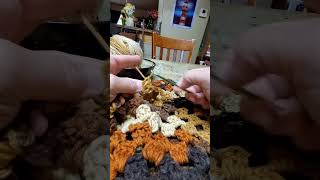 Crochet Granny Blanket crochethook crochet fall2024 [upl. by Annahoj]