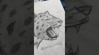 Drawing a realistic leopard artist art creative [upl. by Nidia672]