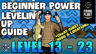 Fishing Planet 2023  Beginner POWER LEVELING UP Guide on Emerald lake amp more LEVEL13  23 [upl. by Airekat]