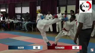 SLKF National Karate Championship 2024  Junior 61kg Kumite Final  Olan Bermil [upl. by Aimit]